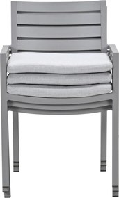 Garden Impressions Amarillo tuinset 5-delig taupe - Milou tuintafel 160x90 cm