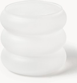 Mondgeblazen borosilicaatglas kleine tumblers Bubbly, 4-delig