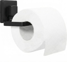 UCHWYT NA PAPIER TOALETOWY BEZ WIERCENIA CZARNY 381698