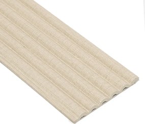 Celeste Beige Gemeleerd 260x12cm - 260 cm x 12 cm x 1.2 cm | 2 kg | Paneli akoestische wandpanelen - AKU Wandpanelen