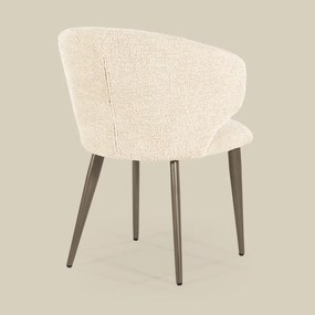 Eleonora Mateo Bruin Potige Eetstoel Beige
