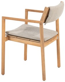 Tuinstoel stapelbaar Teak Naturel teak 4 Seasons Outdoor Levi