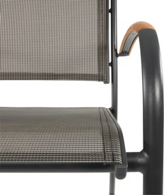 Lesli Living  Tuinstoel Stapelbaar - Monza - Teak - Lesli Living