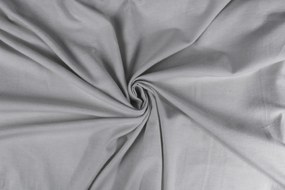 Hoeslaken flanel - 100% katoen - 90x200 - lichtgrijs