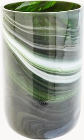 Glazen vaas Marbled, H 30 cm