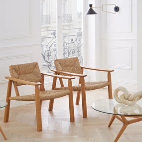 Scharnierende wandlamp in verouderde messing, Zoticus