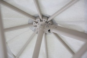 Zweefparasol  3x3.5m S2 Excellent (excl. voet) Taupe-naturel-bruin Camello Luna