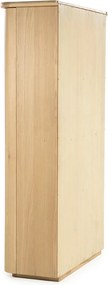 Hoge Design Kast Eikenhout Naturel - 120x50x210cm.
