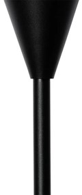 Moderne vloerlamp zwart met opaal glas - Drop Modern E27 Binnenverlichting Lamp