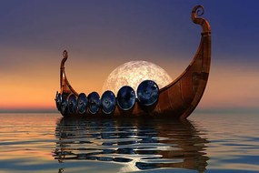 Ilustratie Viking Boat 2, CoreyFord