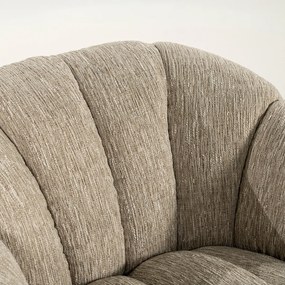 By-Boo Sogno Schelpvormig Fauteuil Taupe