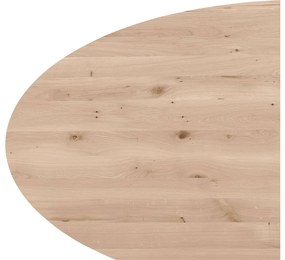 Goossens Eettafel Blade, Strak blad ovaal 260 x 120 cm 6 cm dik