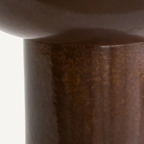 Geglazuurde keramische schaal op voet, SYENA