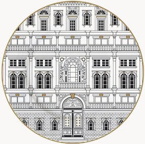 Porseleinen dessertborden Palazzo, 4-delig