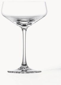 Set van 4 kristallen champagneglazen Echo