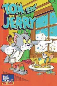 Kunstafdruk Tom & Jerry - Comics Cover