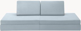 Handgemaakte modulaire fluwelen speelbank Mila