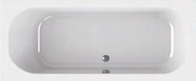 Ben Obvio inbouwbad met ligzijde links 180x80cm glans wit acryl
