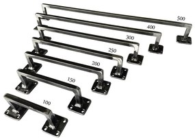 CHYRKA® Handgrepen Zwart Handvat MBG BORYSLAW Handvat - 1 Stuk Wandhandvat Grab Bar Metaal Hout Loft Handgemaakt