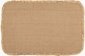 Juten placemats Vanessa, 6-delig