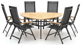 Diningset Hartman  | 6 personen | Tuinset teakhout | 7-delig | Kees Smit Tuinmeubelen