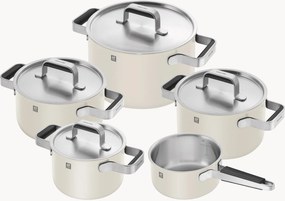 Kookpottenset Pure van edelstaal, 5-delig