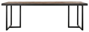 DTP Home Criss Cross Eettafel Teak Met Visgraat 280 Cm - 280 X 100cm.