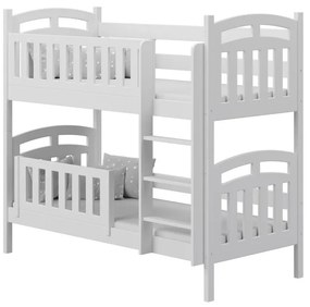 Kinderen Wit - Roze Stapelbed van massief hout - Niko For Kids Kinderen Junior 5059914048962 Children's Beds Home, 160x80, Grote enkele, 11 cm schuim/