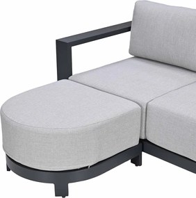 Garden Impressions Malakka loungebank chaise longue - donker grijs