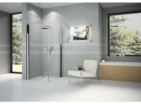 Novellini Giada douchecabine hoekinstap 2G met draaideuren 84/87x195cm wit profiel en helder glas GIADN2G841A