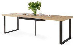 AVELLA Artisan Eik - LOFT TAFEL VOOR WOONKAMER/EETKAMER UITKLAPBAAR TOT 3,1 m!