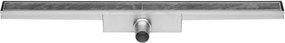 Easy Drain Compact 50 tegel douchegoot 60 x 6 cm enkel RVS