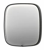 INK SP31 spiegel - 40x4x40cm contour in stalen kader incl dir LED - verwarming - color changing - dimbaar en schakelaar - geborsteld metal black 8409805