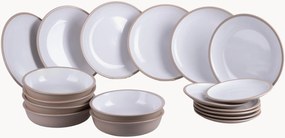 Porseleinen servies Bistrot, 6 personen, 18-delig