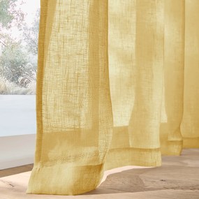 Linnen voile, grote breedte, met oogjes, ONEGA