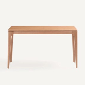 Uitschuifbare consoletafel, massief eiken en eikenfineer, SANARA
