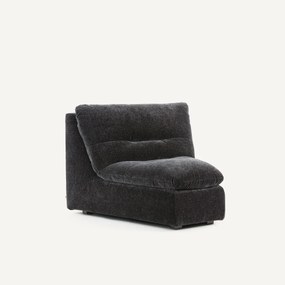 Modulaire hoekzetel in chenille fluweel, Giuliano