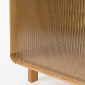 Zuiver Rise Natural Design Wandrek Gebogen Eikenhout - 90x35x180cm.