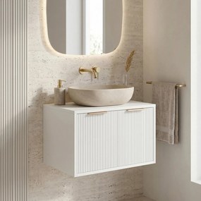 Badkamerkast onder wastafel Rea Core 60cm White