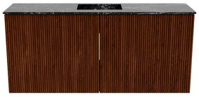 Mondiaz Joya DLux 90cm toiletmeubel ruby met wastafel faye midden zonder kraangat lava