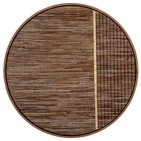 Must Living Contemporary Gold Rond Schilderij Bruin Met Goud Large