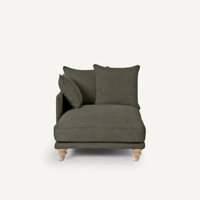 Long chair in katoen/linnen, LAZARE