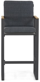 Barstoel Aluminium Grijs-antraciet Lifestyle Garden Furniture Faro