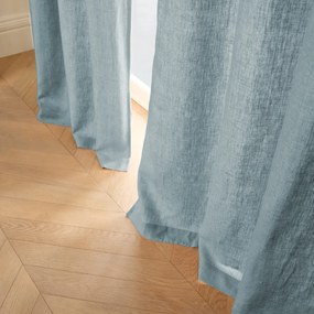 Gordijn in gewassen linnen met voering, met oogjes, Private
