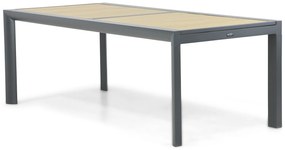 Tuinset 6 personen 214 cm Aluminium/textileen Grijs Domani Furniture Carino/Rosarno