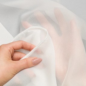 Dekoria Kant en Klaar Vitrage gordijn met plooiband, collectie Voile