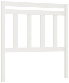 vidaXL Hoofdbord 81x4x100 cm massief grenenhout wit