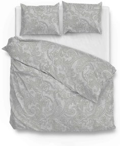 Zo!Home Paisley di Lino Dekbedovertrek Dove Grey – Bij Swiss Sense