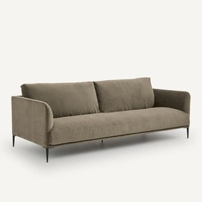 3- of 4-zitsbank in stonewashed fluweel, Oscar, ontwerp Emmanuel Gallina