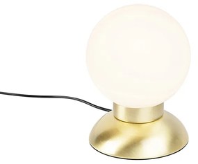 Design tafellamp goud dimbaar incl. LED - Majestic Modern rond Binnenverlichting Lamp